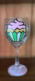 Sweet Sip Cupcake Glass